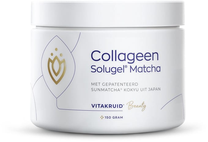 Vitakruid Collageen SunMatcha Solugel Poeder - 150 gr