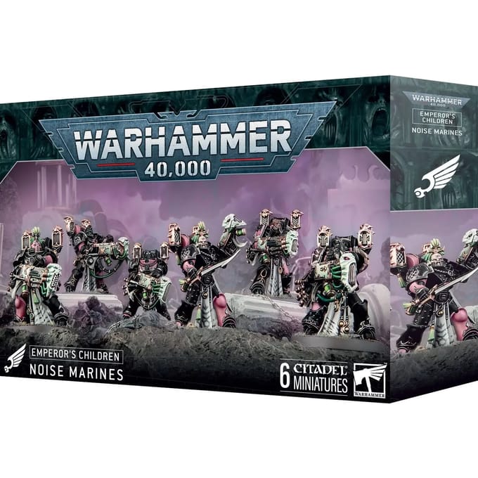 Beeldje Games Workshop Warhammer 40k - SMC Emperor's Children Marines du Vacarme (x6)