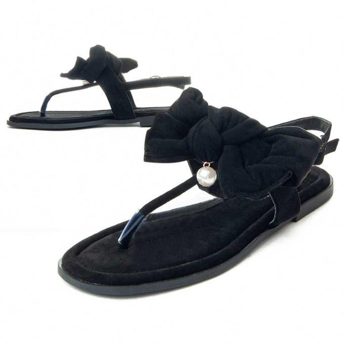 Montevita Platte Sandalen Flipp4 In Zwart