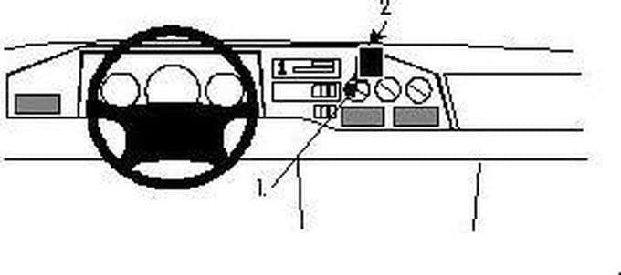 Brodit center mount v. MB Sprinter 95-99