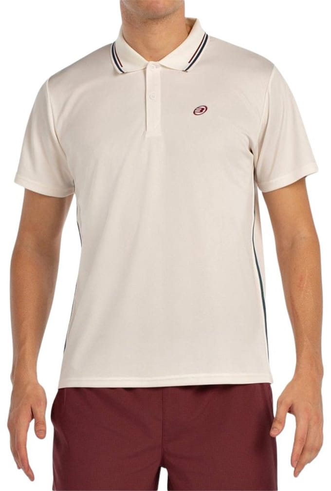 Bullpadel Arbo Polo Heren Wit – Padel Poloshirt