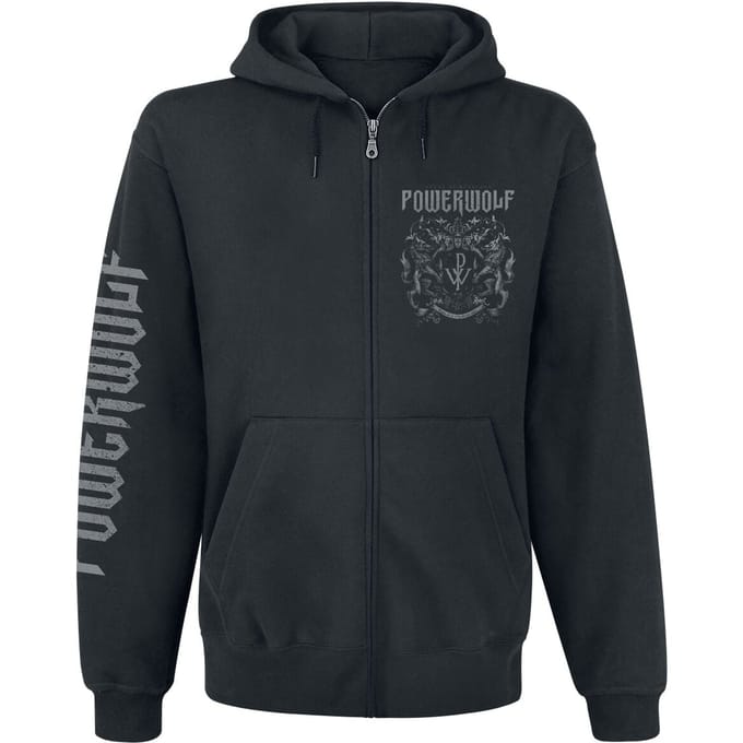 Powerwolf Crest - Metal Is Religion Heren Vest met capuchon - zwart - L