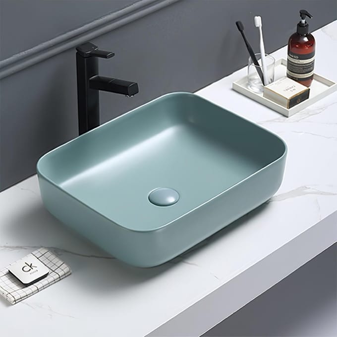 Waskom minerva color line Mat Fjord Groen, incl. clickwaste