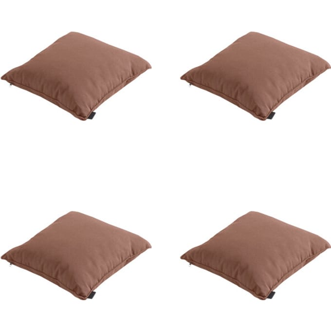 Madison - Sierkussen Panama - Bruin - 45x45x10cm - Set van 4