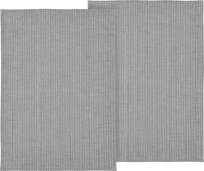 Södahl organic Line Theedoek 50 x 70 cm 2 stuks Stone Grey
