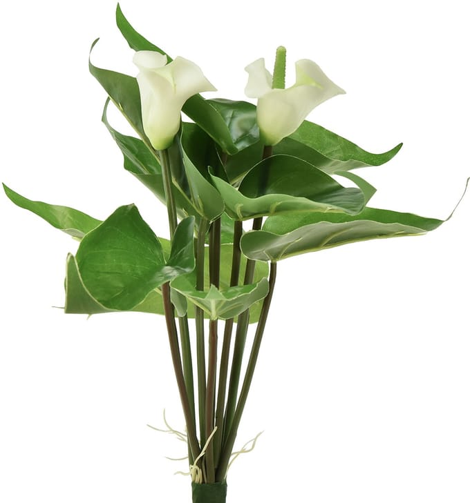 Calla Lelie Kalla Kunstbloemen Witte Exotische Bloemen 34cm