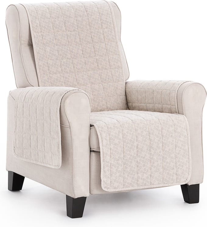 Pure Fauteuilbeschermer Lichtgrijs - 55cm breed