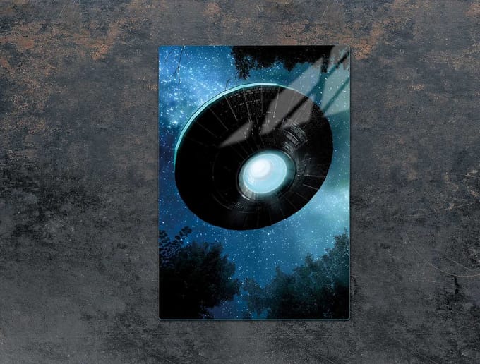 TMK ArtDeko - UFO Snijplank - Glas - 35x52 cm