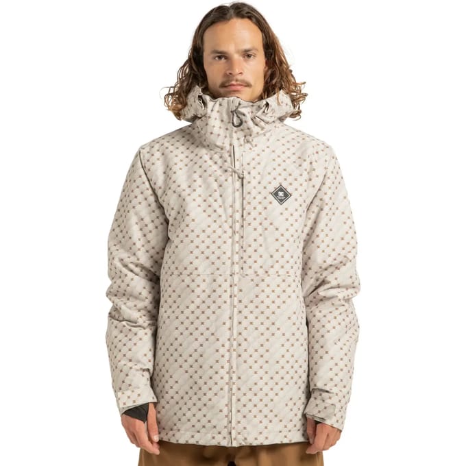 Dc Shoes Basis Print Jas Beige M Man