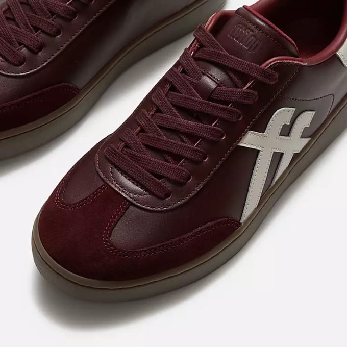 FitFlop The Dash FF Mens Suede Leather T-Toe Trainers - Maat 41