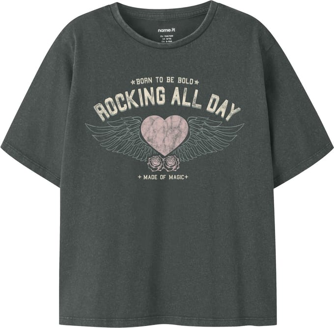 NAME IT - NKFLONNA SS NREG TOP BOX - Meisjes - T-shirts