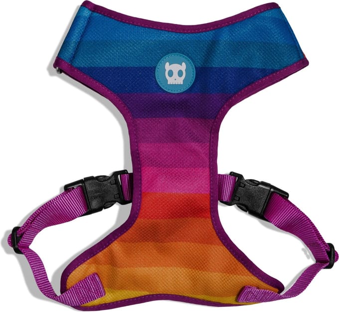 Zee.Dog Harnas Mesh Prisma Multi-Color - Hondentuig - 19-24/33-41 Cm