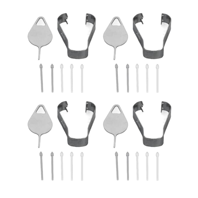 20 Pièces Pointes de Stylet Tab S6 Installation Facile 4 Pincettes 4 Broches d'Éjection ABS Durable SM P610