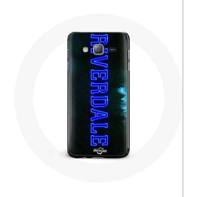 Hoesje voor Samsung Galaxy J5 2016 Riverdale Series Logo Blauw