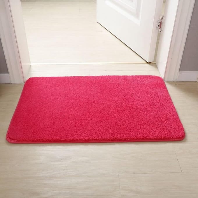 Badkamermat - Douchekleed - Vocht Absorberen - Antislip Onderkant - 100x200 cm - Hot Pink