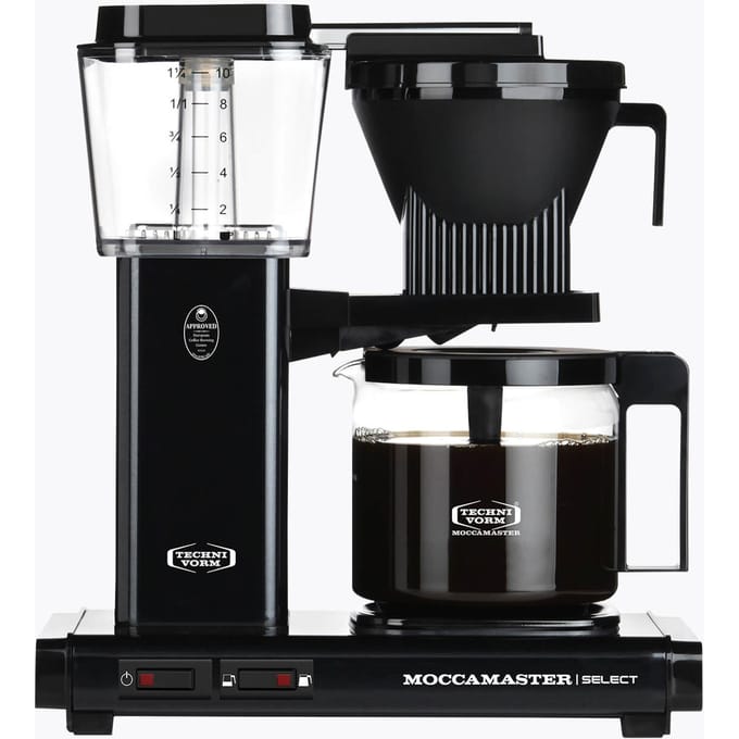 Moccamaster KBG Select - Filterkoffiezetapparaat - Black - 5 jaar garantie