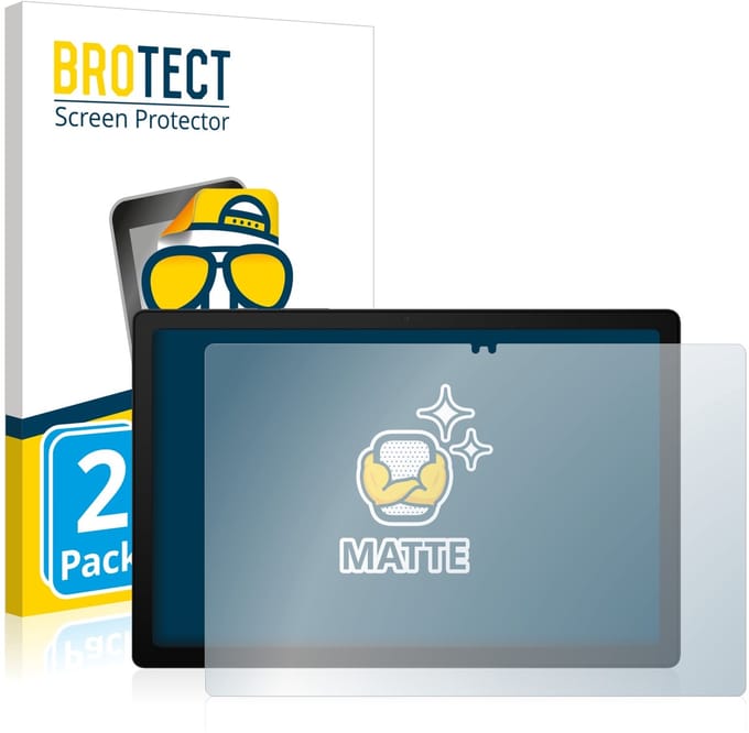 BROTECT - Screenprotector voor Samsung Galaxy Tab A8 LTE - Folie Beschermfolie matte 2 Stuks