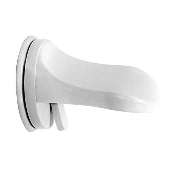 Douche Voetsteun Badkamer Pedaal met Zuignap Antislip Voetsteun voor Douche Scheren Been Assistentie wit