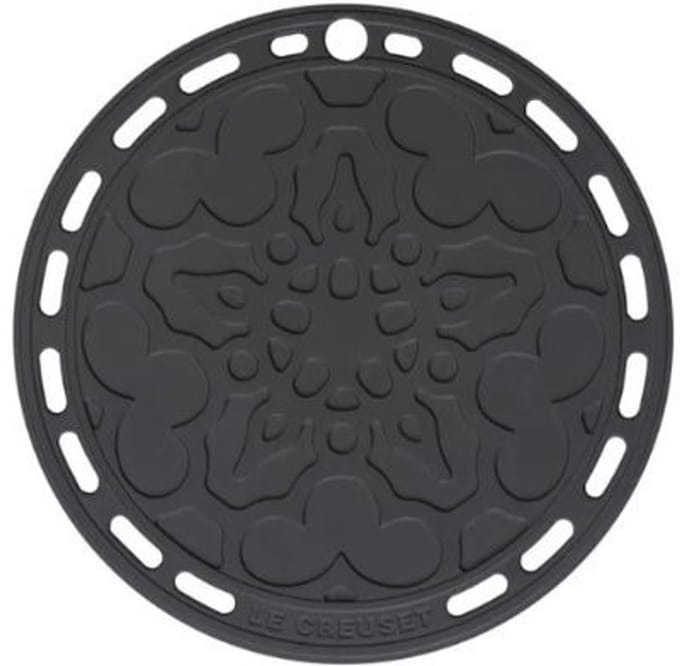 LE CREUSET - Siliconen - Onderzetter Ebbenzwart 20cm