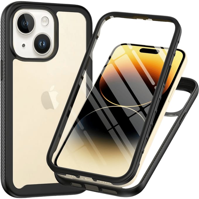 Comfycase Apple iPhone 15 Full Protection Cover Zwart