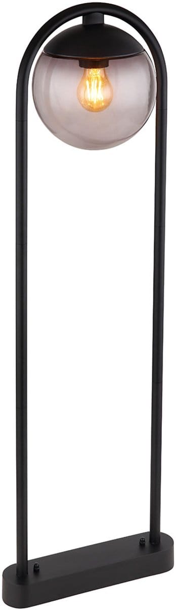 Globo vloerlamp Michael - zwart - metaal - 32 cm - E27 fitting - 31813