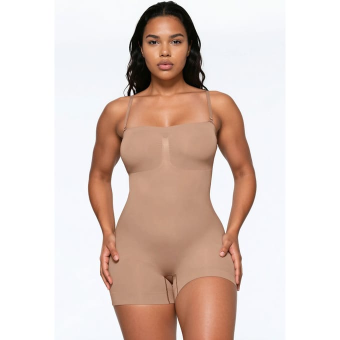 Premium Naadloze Strapless Vormgevende Bodysuit Shapewear