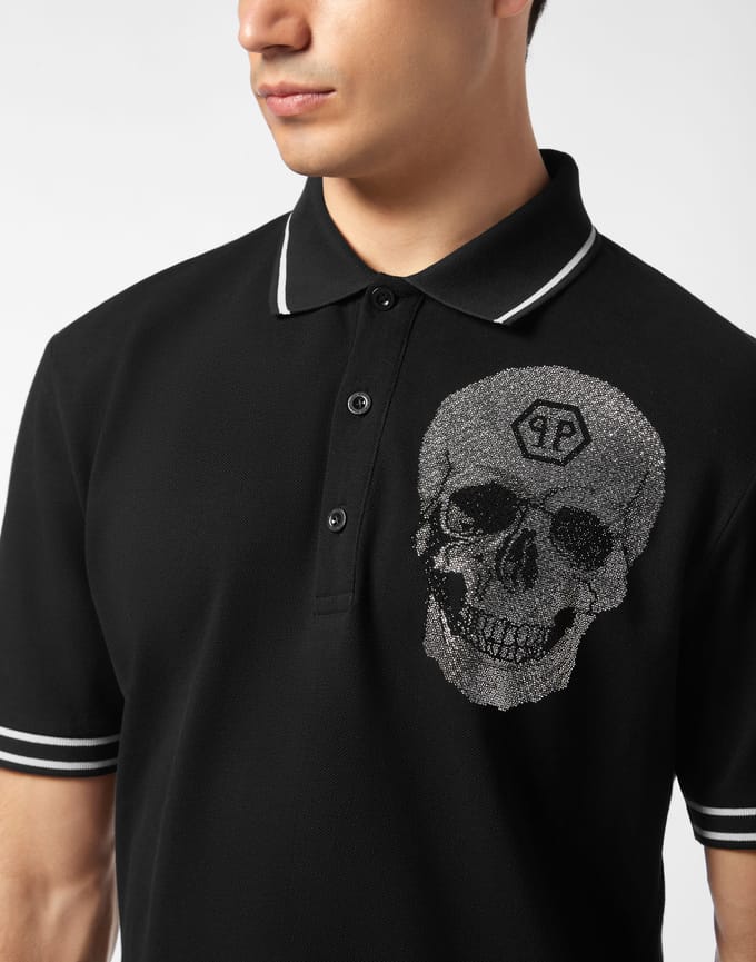 Poloshirt Ss Skull