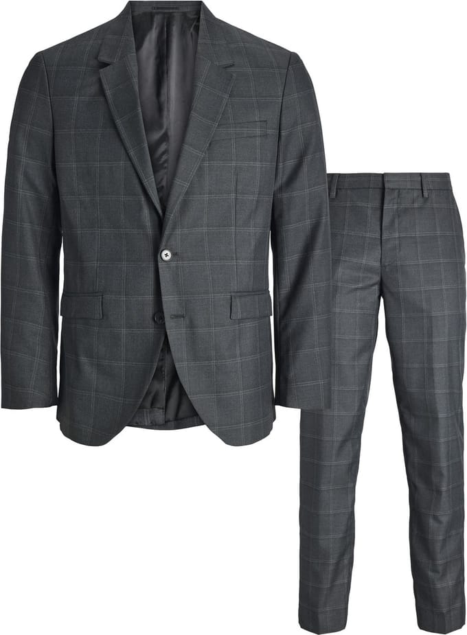 JACK&JONES - JPRFRANCO CHECK SUIT SN - Heren - Pakken