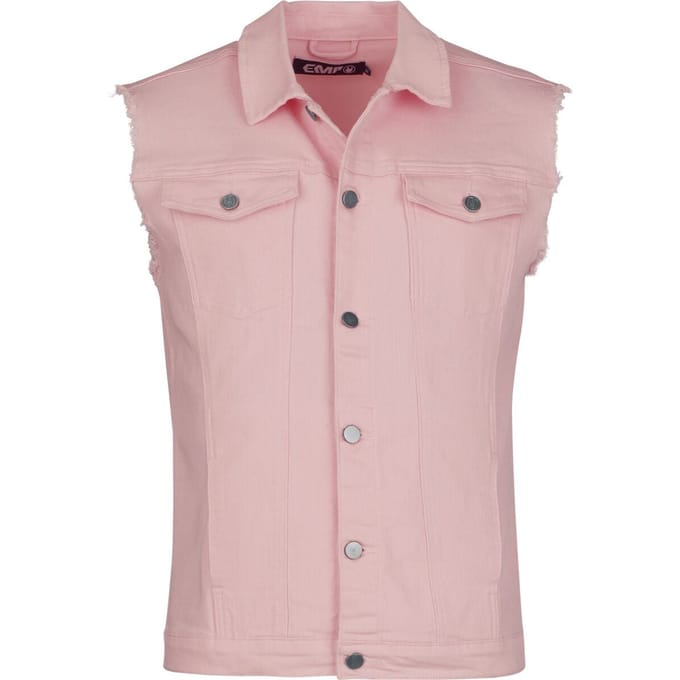 EMP - Fun - Fun Bodywarmer - Sleeveless Jacket - S tot XL - voor Mannen - lichtroze