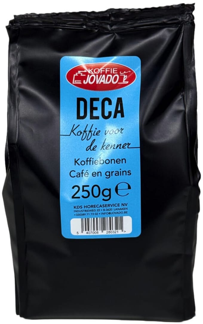 Deca 250g bonen koffie JOVADO