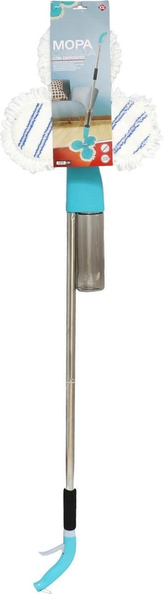 Gerimport Vloerwisser Met Reservoir 120 Cm Aluminium Blauw
