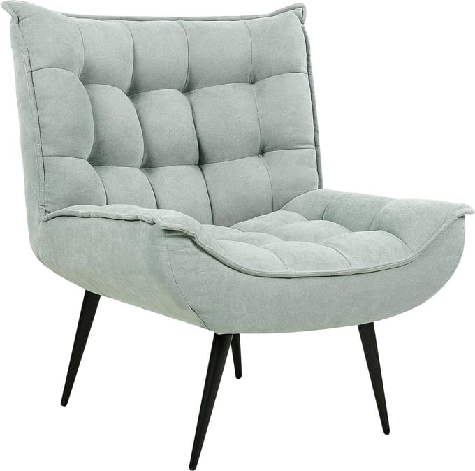 ALVESTA - Fauteuil - Mintgroen - Polyester