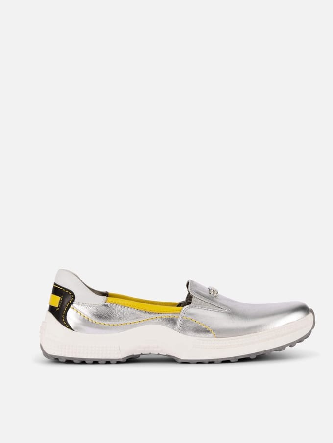 ZOO Adventure - Kate - Dames - Mocassins – Zilver - Maat 41