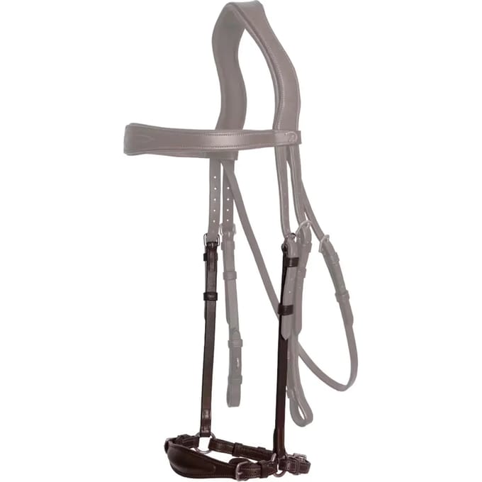 Hangende neusriem met ketting voor paard Dy'on