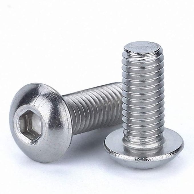 Dailygoody - Bolkopschroeven A2/304 - Inbusbouten voor