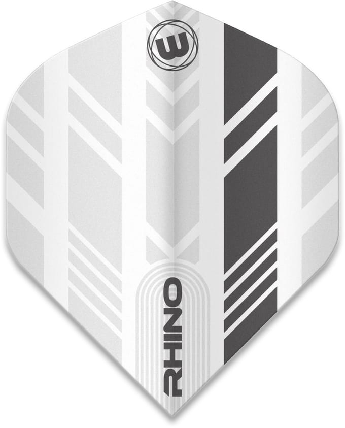 Winmau Rhino Extra Thick White & Grey - Dart Flights