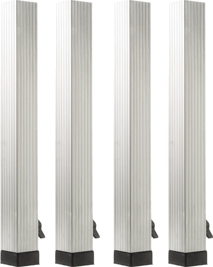 lightmaXX ALU-STAGE Vario poot SET Hexa 4x telescooppoten 60-100cm 60/60 - Accessoires
