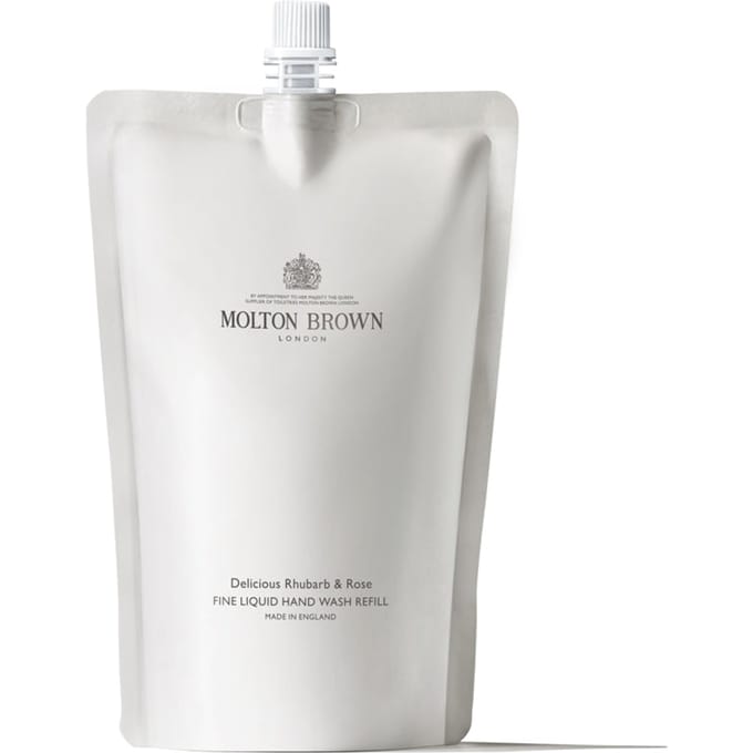 MOLTON BROWN - Delicious Rhubarb & Rose Handzeep Refill - 400 ml - Handzeep