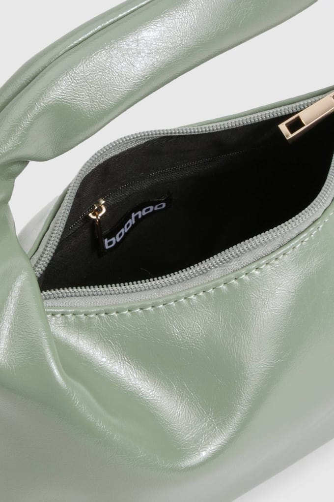 boohoo Dames Tas met knoophandvat | Verstandig