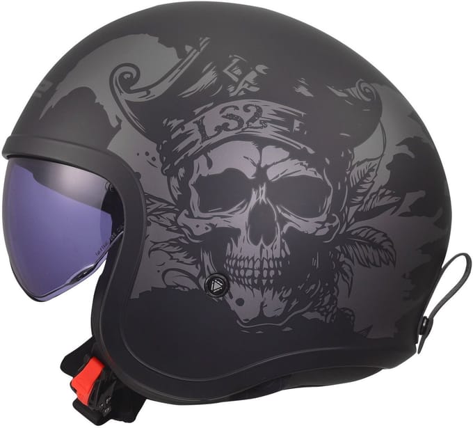 LS2 OF599 Spitfire II Willy Open-Face Helm -