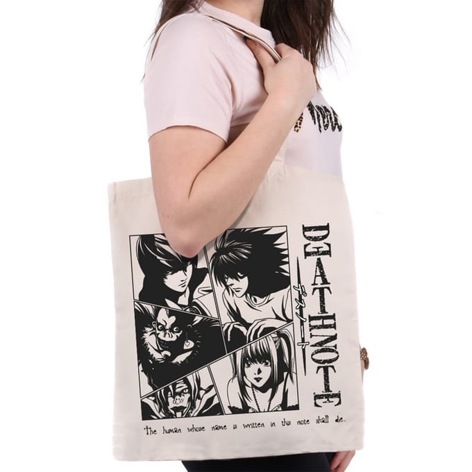 Death Note Personages Unisex Linnen tas - meerkleurig - Standard