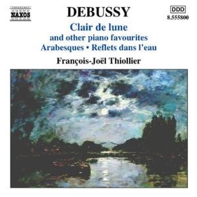 François-Joel Thiollier - Debussy: Claire De Lune | Piano Favourites (CD)