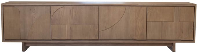 DÉJA Tv-meubel Otin Bruin Eiken 160cm