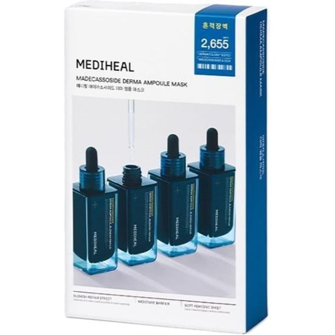 [MEDIHEAL] Madecassoside Derma Ampoule Mask 25ml*10EA white
