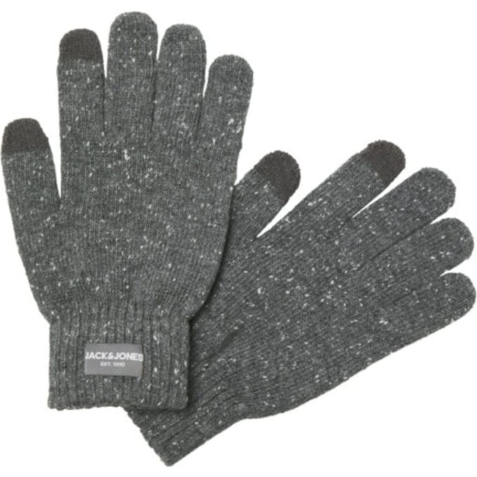 Jack & Jones Heren Handschoenen JACCLIFF Grey Melange - One Size