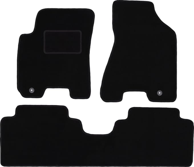 Zwarte veloursmatten voor: Hyundai Tucson I SUV (2004-2010)