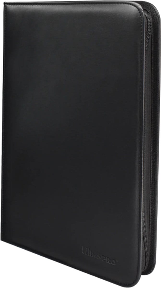 Ultra Pro - Zippered 9-Pocket Pro Binder Vivid Black