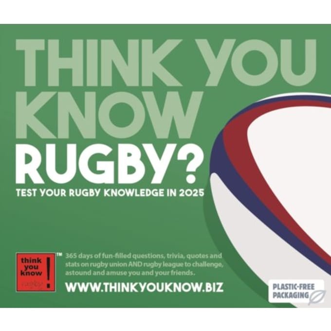 Think You Know Rugby Box Calendar 2025 - Know, Think You