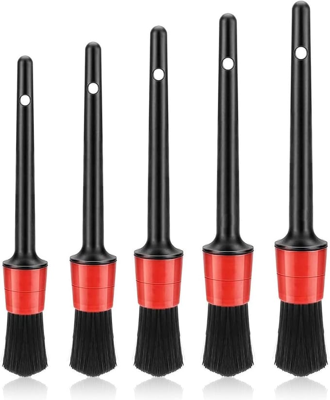 Solidchoice - Set van 5 Auto Reinigingsborstels voor Detailwerk