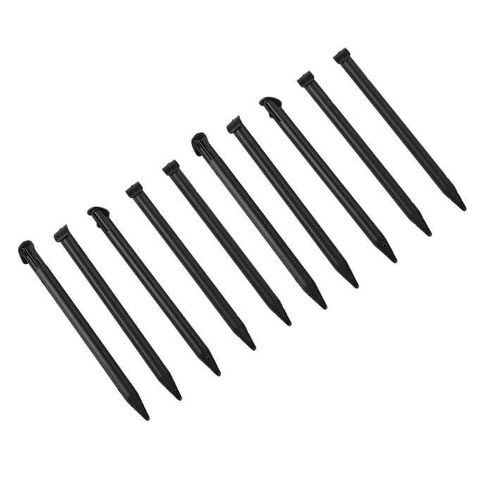 10 stuks Stylus Draagbare Touchscreen Pen voor Nintendo NIEUWE 3DSXL Console Zwart